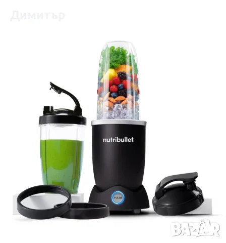 Nutribullet Pro 1200W, блендер, чопър, смути, мултифункционален, мощност 1200W, 0.700мл,0.900мл