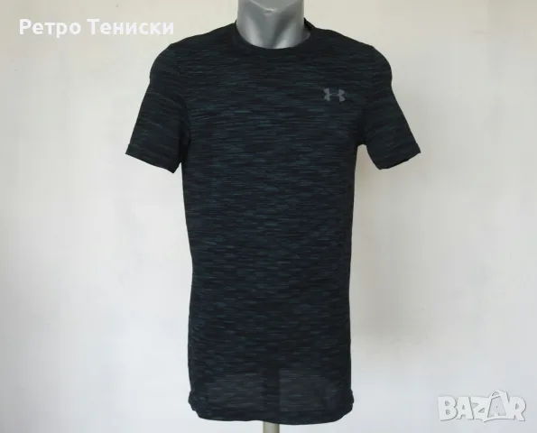 Тениска • тренировъчен модел • Under armour • черно • размер S • Мъже