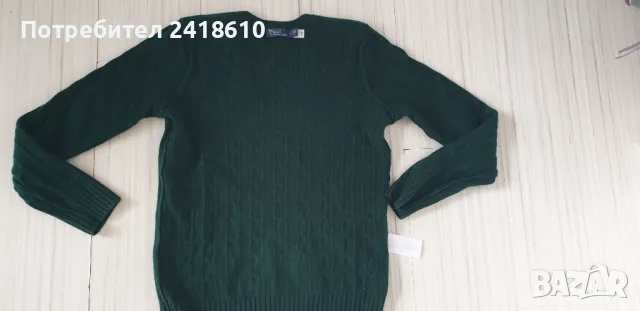 POLO Ralph Lauren Cable Wool / Cashmere V - Neck Womens Size M НОВО! ОРИГИНАЛ! Дамски Пуловер!, снимка 12 - Блузи с дълъг ръкав и пуловери - 48071040