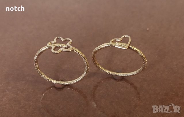 Пръстени бяло и жълто злато, снимка 3 - Пръстени - 34307877