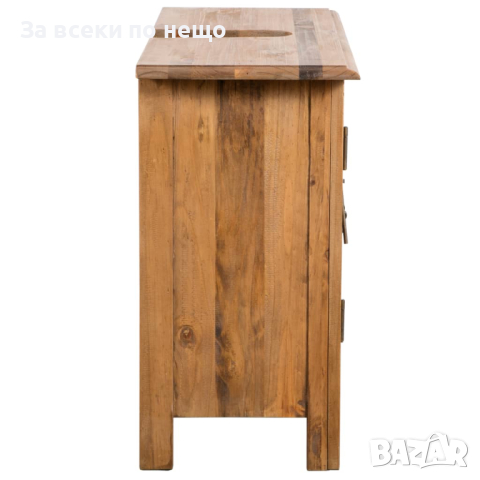 Комплект мебели за баня, рециклирана борова дървесина масив, снимка 9 - Други - 44584137