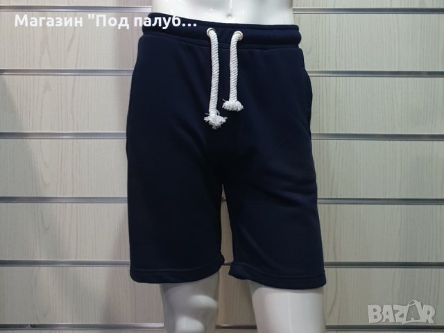 Нови мъжки къси панталони в тъмносин цвят, снимка 8 - Къси панталони - 29608641