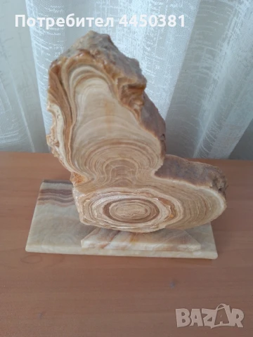 Старинна Декоративна скулптура от естествен камък – ОНИКС, снимка 9 - Антикварни и старинни предмети - 50564147