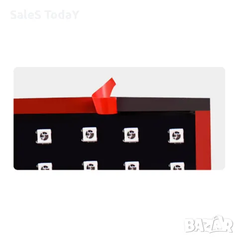 Led лента за стъкло+ накрайник за запалка, 2бр * 60см, 12-24v, снимка 3 - Аксесоари и консумативи - 49823810