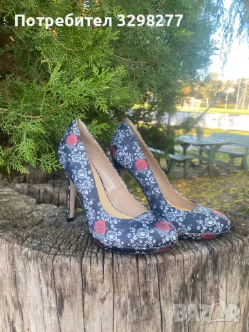 Дамски обувки с ток Bata, снимка 4 - Дамски обувки на ток - 48429045