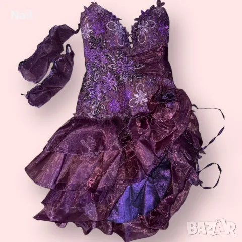 Официална рокля с ръкавици и обувки, снимка 6 - Рокли - 48958837