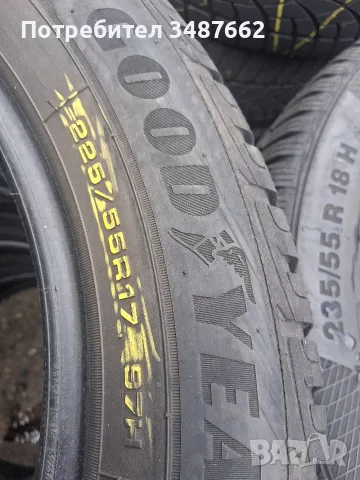 225 55 17 GOOD YEAR 4броя зимни дот 2021г , снимка 6 - Гуми и джанти - 56268706