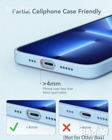 НЕРАЗОПАКОВАНА Charmast CMA Малка Външна батерия за айфон Power Bank 5000mAh за iPhone, снимка 7 - Apple iPhone - 50529479