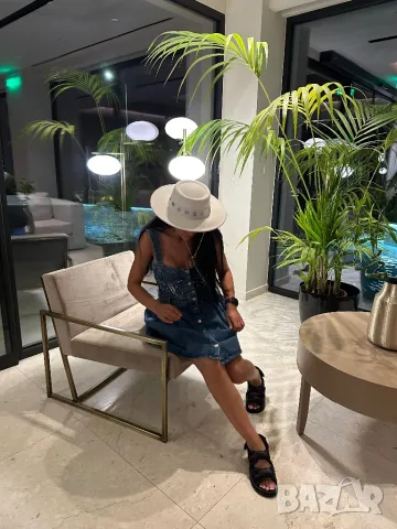 дънкова рокля sagaza, снимка 2 - Рокли - 50417527