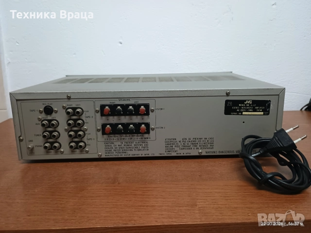 JVC A-X1. Японски стерео интегриран усилвател. Изпращам видео. , снимка 10 - Ресийвъри, усилватели, смесителни пултове - 53937611