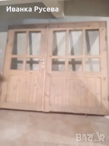 Масивна интериорна дървена врата, снимка 1