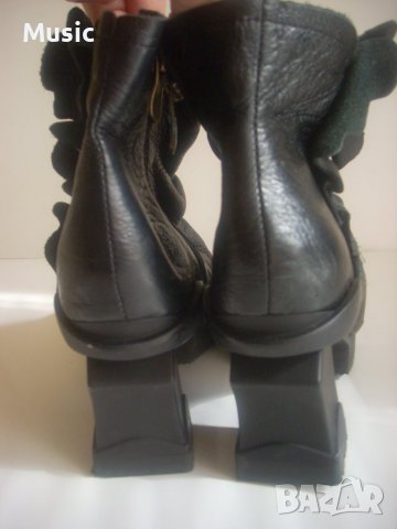 Laura Vita Limited серия Ексцентрични дамски боти от естествена кожа, снимка 5 - Дамски боти - 38032850