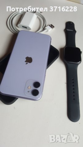 iPhone 11 + Apple Watch 4 Cellular, снимка 6 - Apple iPhone - 42804380