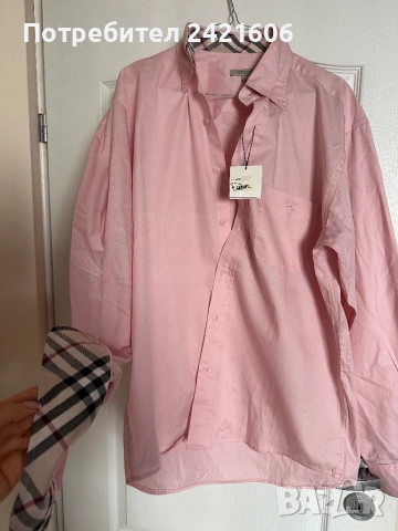 Нова! XL, L размер мъжка риза Burberry