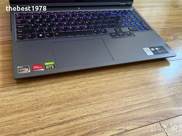 16`Legion Pro 5`Ryzen 7 5800H/RTX 3070/32GB RAM/512GB SSD/2.5k 165Hz/Батерия 96%, снимка 5 - Лаптопи за игри - 55715117