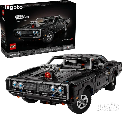 НОВО ЛЕГО 42231 Техник - Бързи и яростни - Додж Чарджър R/T LEGO 42231 TECHNIK - Fast & Furious -, снимка 8 - Конструктори - 56235067