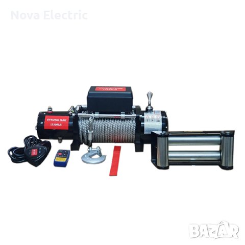 Електрическа лебедка STRONG MAX за джипове 12 V – 6136 КГ. / 13 500 LB 