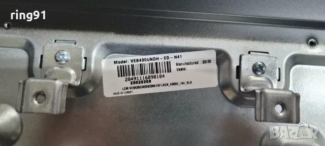 T-Con - PT430CT02-1-C-5 TV Hitachi 43HE4005, снимка 3 - Части и Платки - 55844233