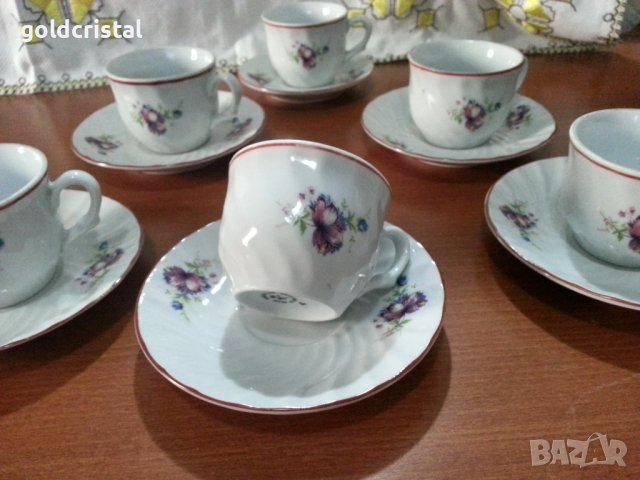 Стар български порцелан чашки са кафе , снимка 9 - Антикварни и старинни предмети - 42474877