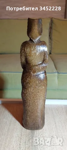 дърворезба за колекционери височина 33см , снимка 5 - Антикварни и старинни предмети - 49154821