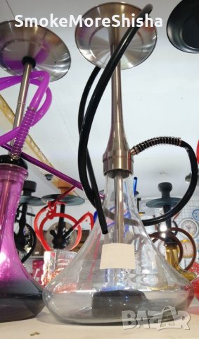 Високо сребристо стилно наргиле