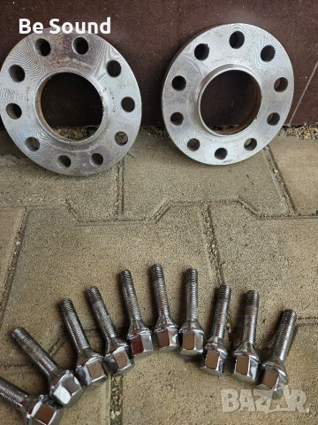 Фланци 20мм и 15мм за БМВ 5×120 # BMW , снимка 3 - Части - 53299990