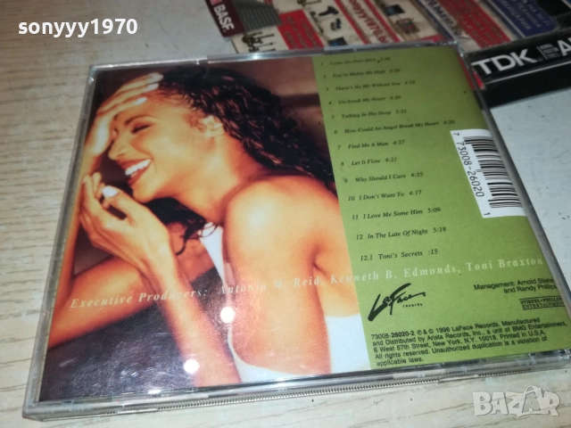 TONY BRAXTON CD 3110251808, снимка 3 - CD дискове - 52249101