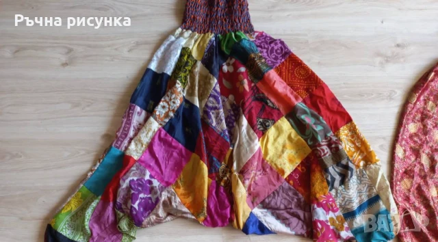 Оригинални копринени индийски шалвари по 30лв /брой