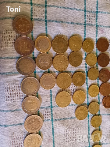 колекция от евро монети центове , снимка 2 - Нумизматика и бонистика - 54170800