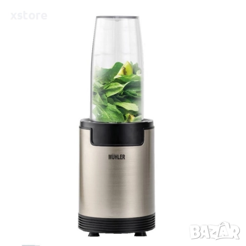 Нутри блендер Muhler, 600W, 6 ножа, 2 чаши,, снимка 2 - Блендери - 52595633