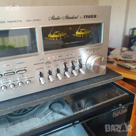 Триглав касетен дек Fisher_CR-5150 с оригинално дистанционно, снимка 8 - Декове - 56138170