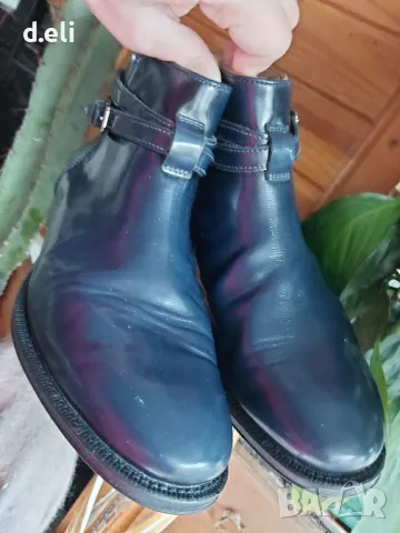 Bologna 🇮🇹  Size 38-39 100% Кожа Уникални боти, снимка 4 - Дамски боти - 49340750