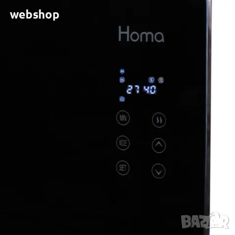 Конвекторна печка със стъклен панел и WIFI HOMA PH-2029-G, таймер за включване и изключване, снимка 3 - Отоплителни печки - 47263865