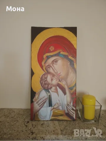 Ръчно изработена икона , снимка 3 - Икони - 56112628