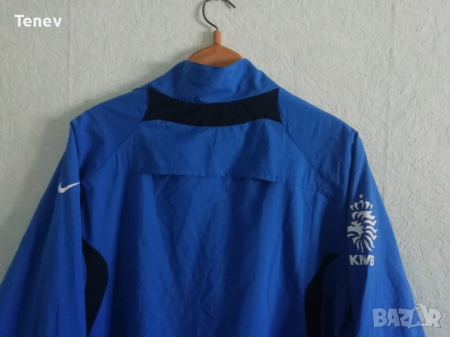 Холандия оригинално яке футболно горнище спортно XL Nike Holland Netherlands мъжко синьо, снимка 3 - Спортни дрехи, екипи - 51819270