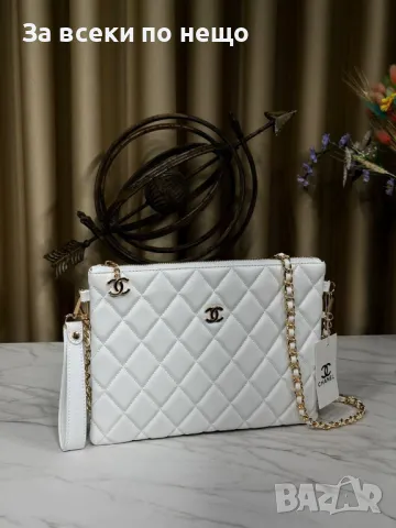 Chanel Дамска Кожена Чанта Шанел - Налични Различни Цветове Код E53, снимка 2 - Чанти - 50215187