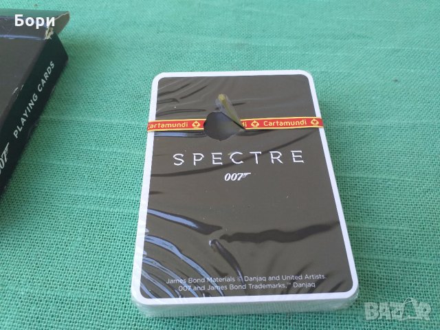 Spectre 007 James Bond Cartamundi , снимка 8 - Карти за игра - 29535494