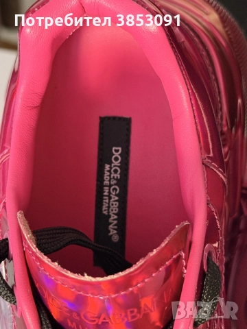 Оригинални Маратонки Dolce & Gabbana Daymaster Fuchsia 36.5 , снимка 5 - Маратонки - 56265532