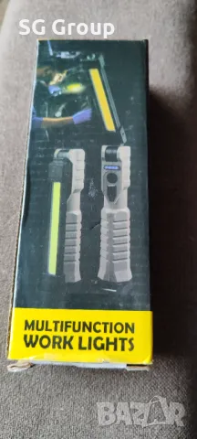 Мощна акумулаторна работна LED лампа с 3на светлина, снимка 10 - Лед осветление - 49332501