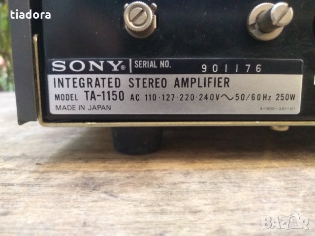  Sony TA-1150 усилвател, снимка 9 - Ресийвъри, усилватели, смесителни пултове - 31238928