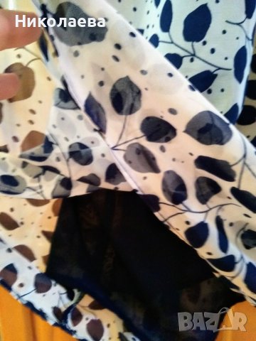 Дълга ефирна рокля с презрамки,KALA FASHION,L/XL, снимка 4 - Рокли - 37586668