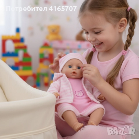 Кукла бебе с мигащи очички и зимни дрехи - Идеалният подарък за вашето дете, снимка 6 - Кукли - 52841350