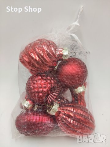 Стъклени коледни играчки , снимка 6 - Декорация за дома - 38748335