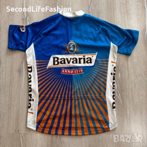 Тениска с къс ръкав Bavaria Cycling Fabio Farelli колоездене размер L 2002, снимка 5 - Спортна екипировка - 52658233