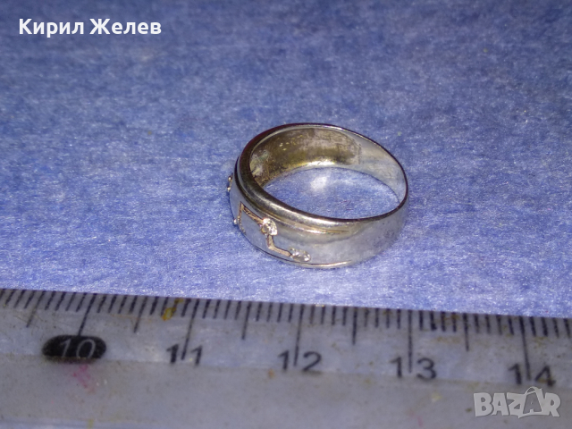 СКЪПОЦЕНЕН АЖУРЕН СРЕБЪРЕН ПРЪСТЕН СРЕБРО 925 с БЯЛА ПОЗЛАТА и БРИЛЯНТНО ФАСЕТИРАНИ ЦИРКОНИ 41902, снимка 13 - Пръстени - 44707445