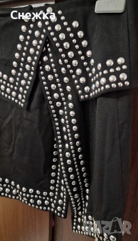 Уникална черна пола, снимка 2 - Поли - 38897692