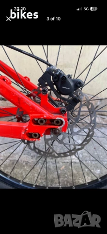 Drag c2 dirt jump red/blue ЗАПАЗЕНО 350€, снимка 3 - Велосипеди - 54222012