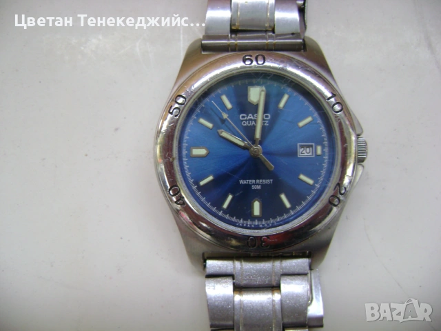 Продавам 5 броя кварцови часовника Fossil,Casio,Swatch, снимка 5 - Мъжки - 54264226