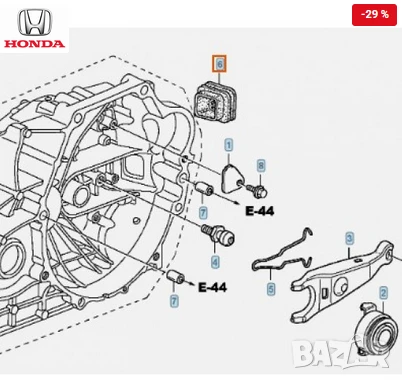 Маншон за вилка 22841PPP000 Honda Crv, снимка 2 - Части - 50854127