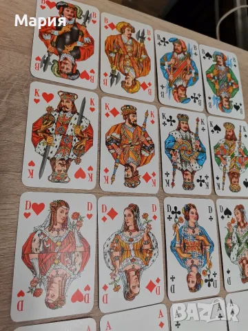 Колода с карти за игра Skat  COEUR, снимка 5 - Колекции - 56125490